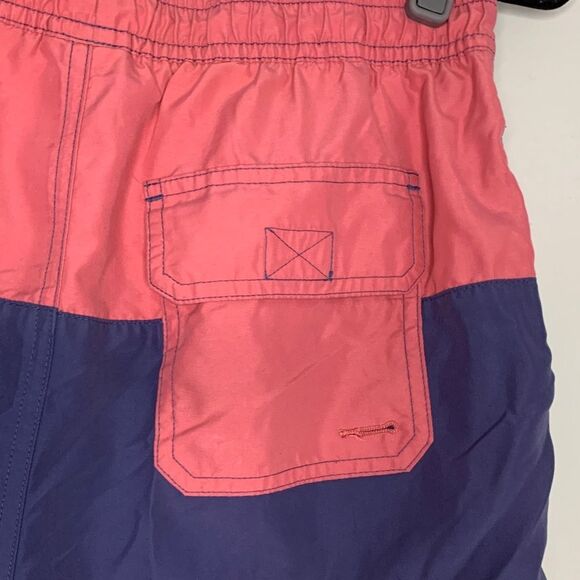 Vineyard Vines Coral And Navy Boys Size 16 Swim Shorts - Picture 9 of 11